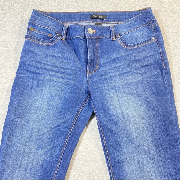 White House Black Market Blue Boot Cut Jeans - Picture 3 of 15